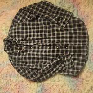 Ralph Lauren mens plaid cotton long sleeve button up shirt size large